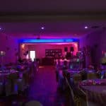 Party Hall Brooklyn with magenta LED Lighting
